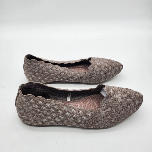 Skechers Shoes Women 8 Cleo Honeycomb Fabric Pointed Toe Flats - Picture 7 of 13